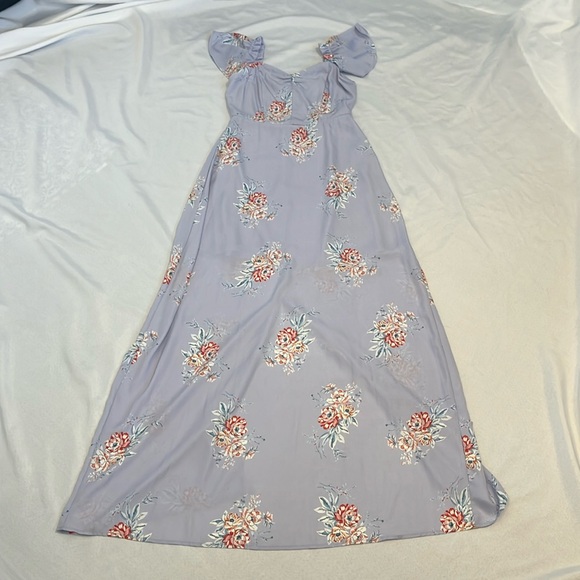 Socialite Dresses & Skirts - Socialite Floral Lilac Off the Shoulder Maxi Dress